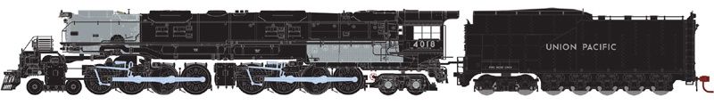 Athearn Genesis - Union Pacific Big Boy #4018 - HO Scale