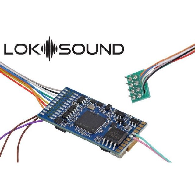 ESU 58420 - LokSound 5 DCC Decoder - 8pin Plug &quot;Generic Sound&quot; Ready for Programming