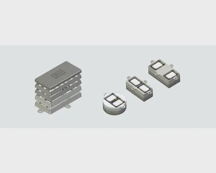 ESU #50340 - Speaker set Dual 11x15mm Modular Soundbox kit for 28mm 20x40mm 16x35mm