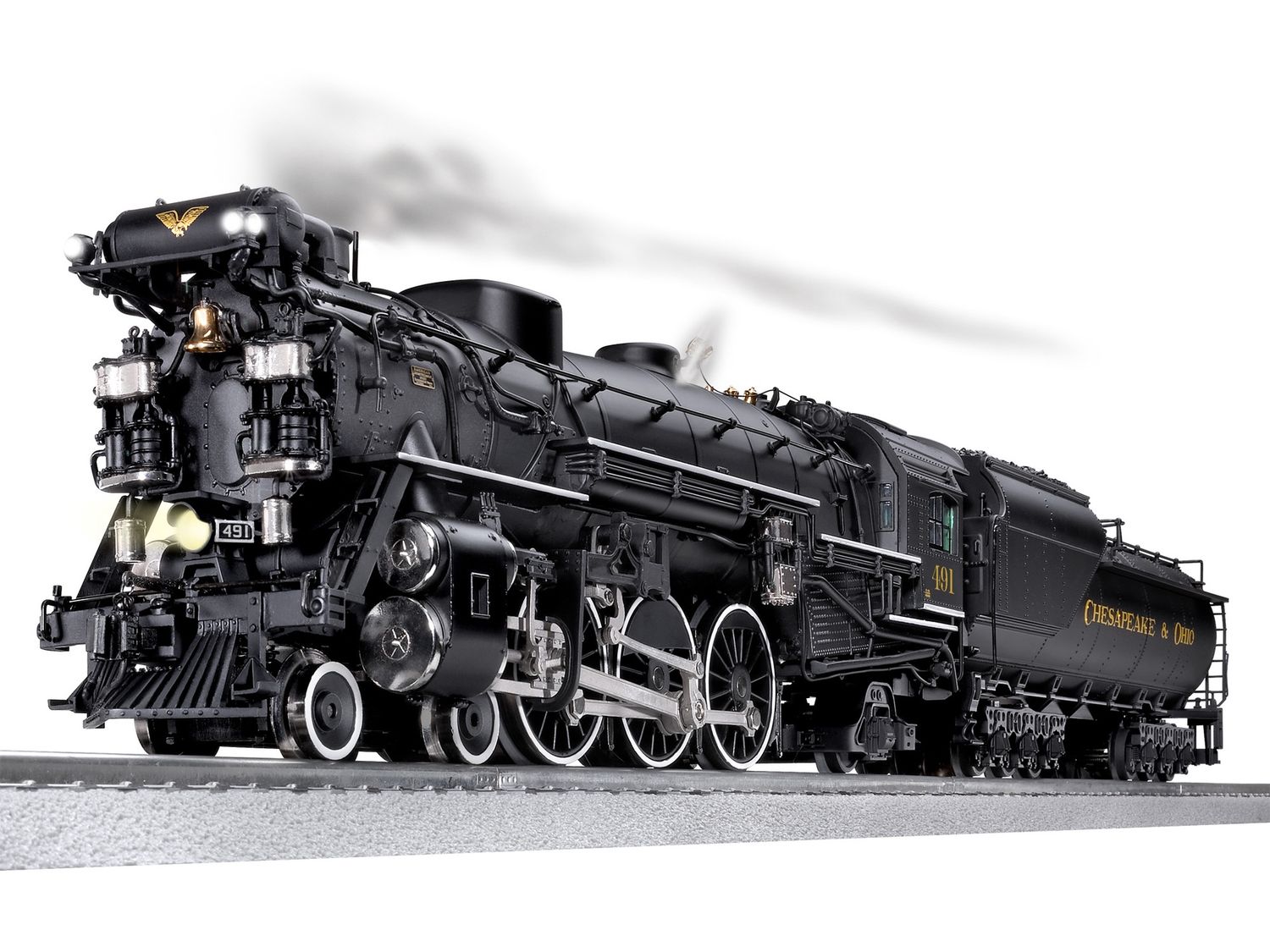 LIONEL 2431150 O CHESAPEAKE &amp; OHIO F19 PACIFIC W/LEGACY #491 GEORGE WASHINGTON