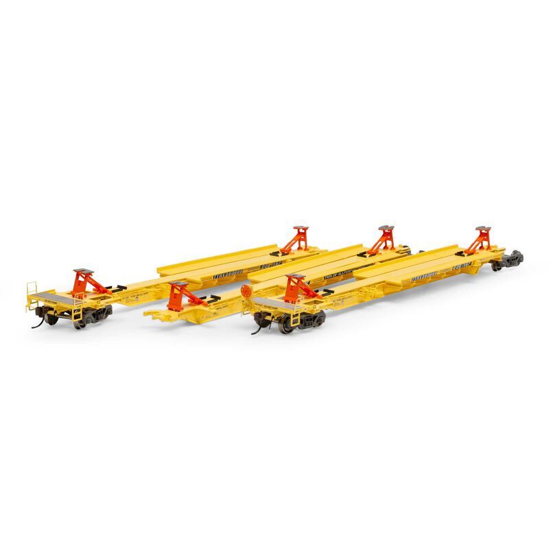 Athearn 15533 - HO RTR 57&#39; Trinity Spine Car, TTRX/Faded #360844(3)