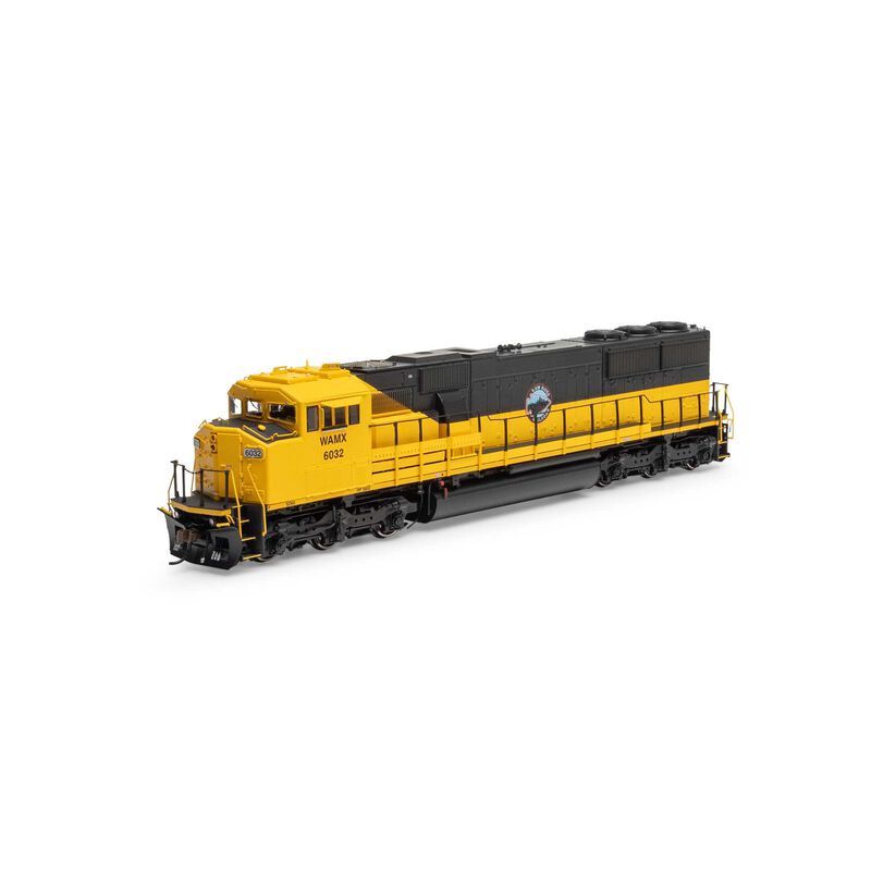 Athearn Genesis 75644 - HO SD60M Tri-Clops Locomotive with DCC &amp; Sound, WAMX #6032