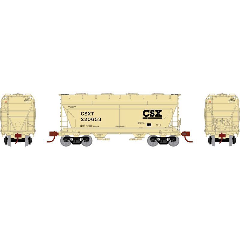 Athearn Genesis 24681 - N ACF 2970 Covered Hopper, CSXT #220653