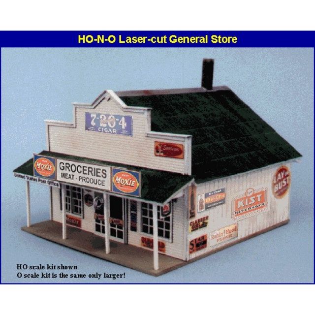 Blair Line #180 - Blairstown General Store - Kit - 3-3/4 x 5-1/4&quot; 9.3 x 13.1cm - HO Scale