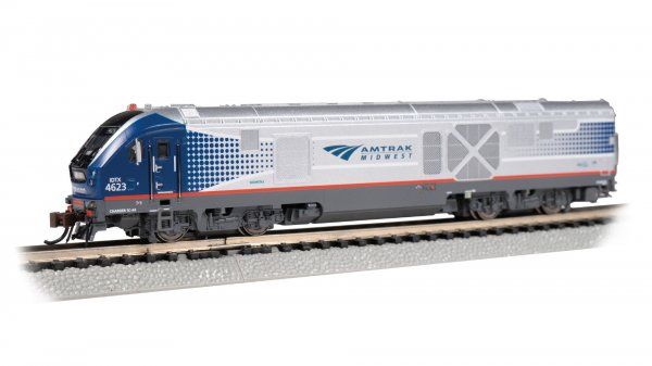 Bachmann 67951 - N Scale Siemens SC-44 Charger - Amtrak Midwest #4623