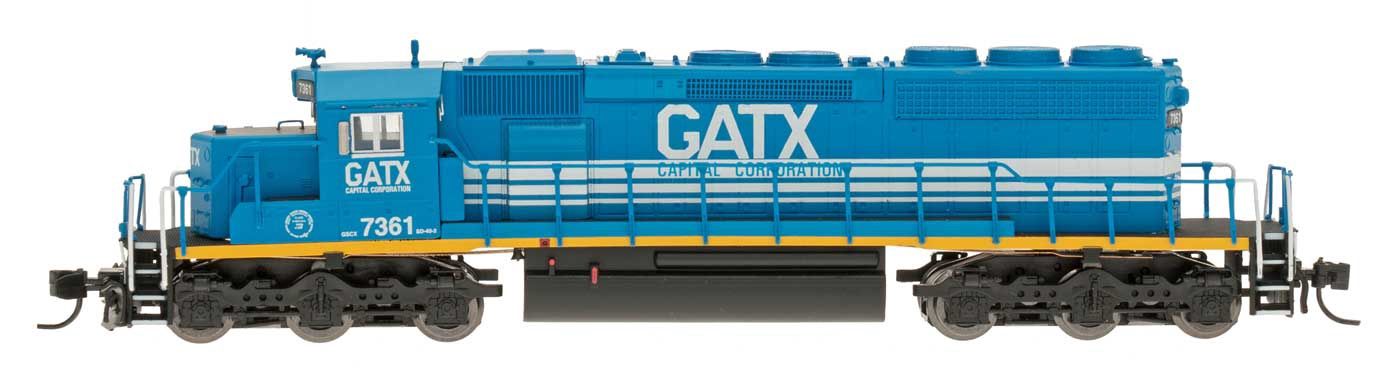 InterMountain 69323S - N Scale - SD40-2 DCC &amp; Sound - GATX Leasing, Road Number: 7360