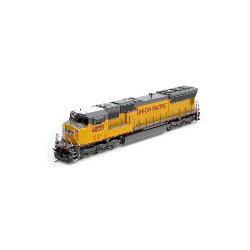 Athearn-HO SD70M Locomotive with DCC &amp; Sound, UP / Flared #4855