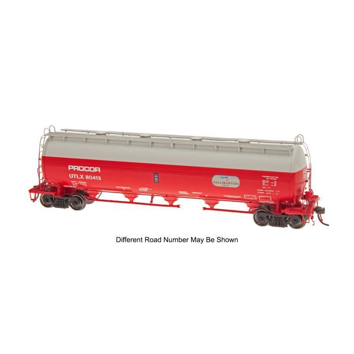 InterMountain 48903 - HO - Procor Pressure Flow Hopper - Halliburton, Road Number: 80411