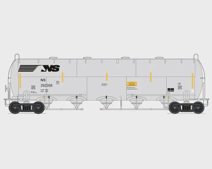 Intermountain 48915 Procor Pressure Flow Hopper - Norfolk Southern, Road Number: 292343