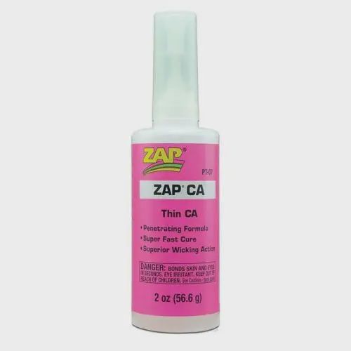 ZAP/CA Super-Thin Instant Adhesive -- 2oz 59.1mL