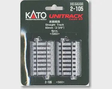 Kato 2-105 HO 2 3/8 Straight Track (4)
