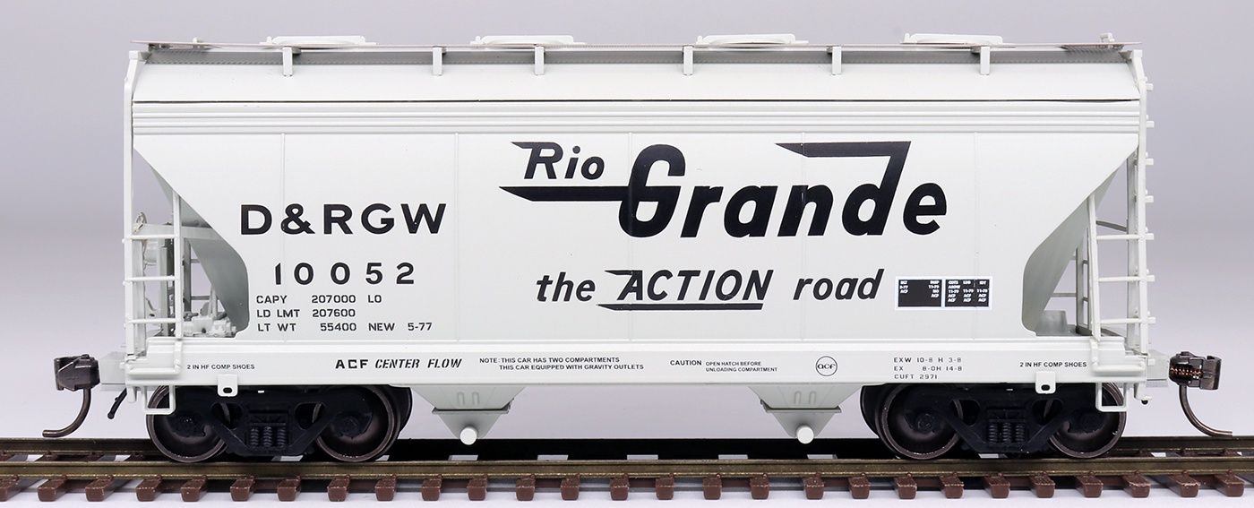 InterMountain HO ACF Center Flow 2 Bay Hopper - D&amp;RGW, Road Number: 10050