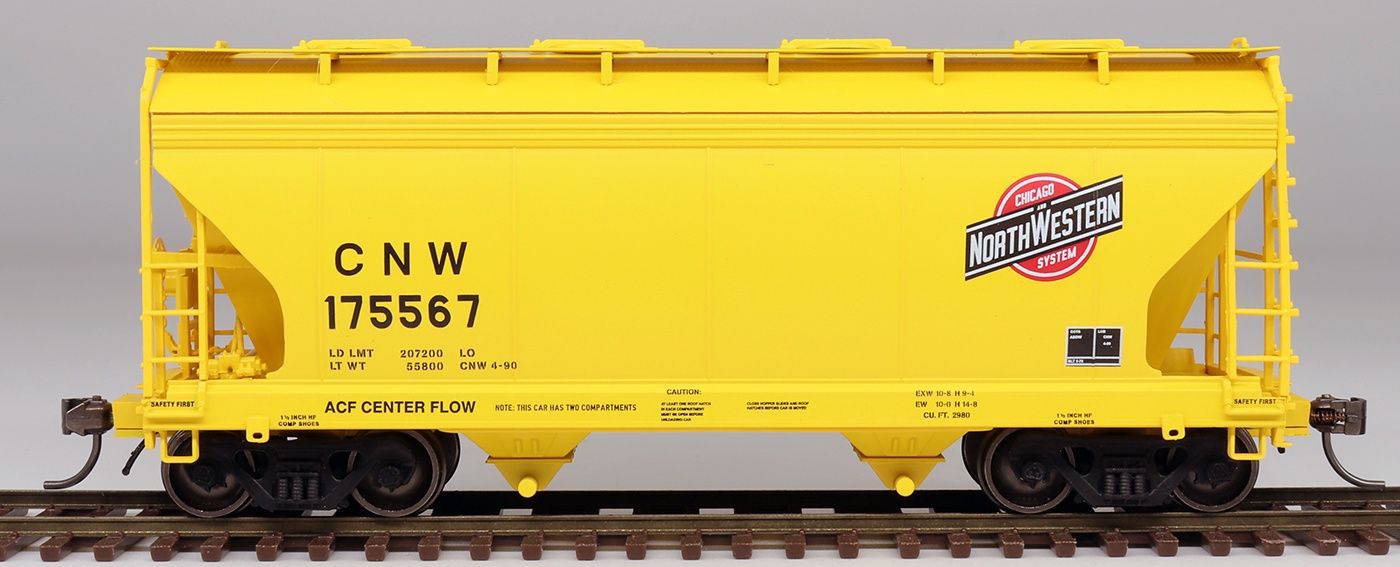 InterMountain HO ACF Center Flow 2 Bay Hopper - C&amp;NW, Road Number: 175033
