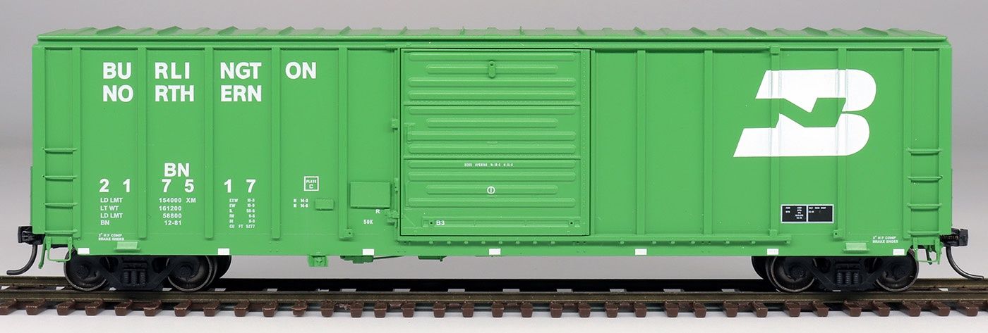InterMountain HO PS 5277 Cu. Ft. Exterior Post Boxcar - BN, Road Number: 217521