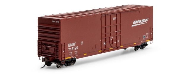 Athearn Roundhouse 1176 - 50&#39; High Cube Smooth Side Box Car BNSF 713125 - HO Scale