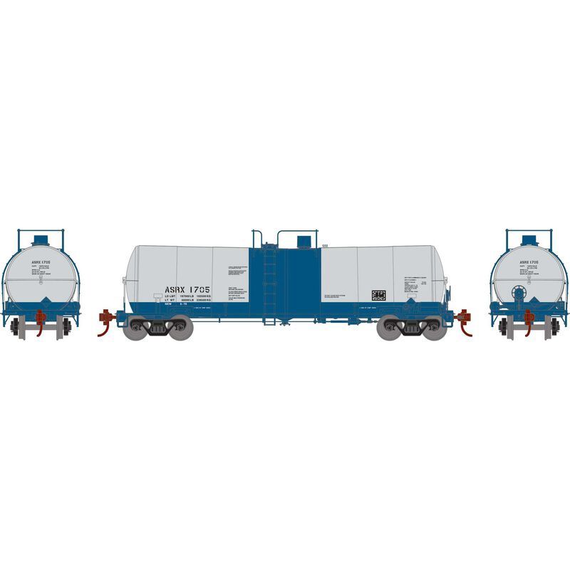Athearn-ATHG16393-HO 16,000 Gallon Clay Tank, ASRX #1701