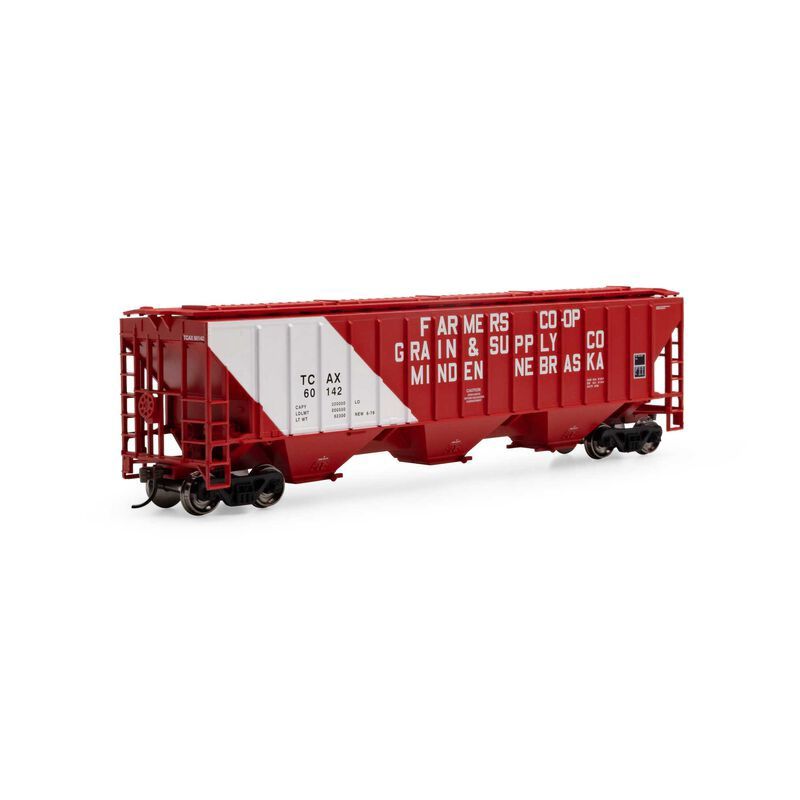 Athearn-ATH22277-HO PS4740 Covered Hopper, TCAX #60142
