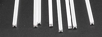 Plastruct-90543-Styrene Structural Shapes - H-Columns -- 1/8 x 15&quot; Long pkg(8)