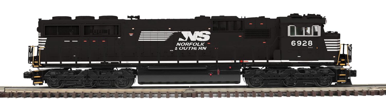 MTH-20-21959-1-Norfolk Southern O Scale Premier SD60E Diesel Engine w/Proto-Sound 3.0 (Hi-Rail Wheels)#6928