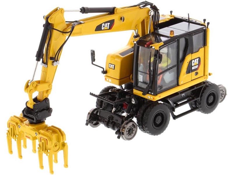 DieCast Masters 85661 - 1:50 Caterpillar M323F Railroad Wheeled Excavator