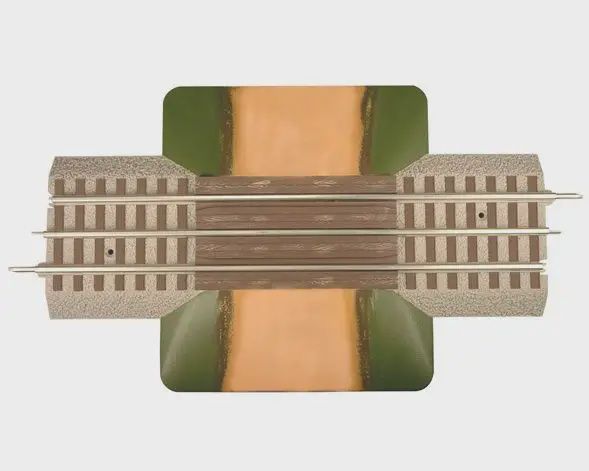 Lionel 6-12036 - O Fastrack 10&quot; Grade Crossing