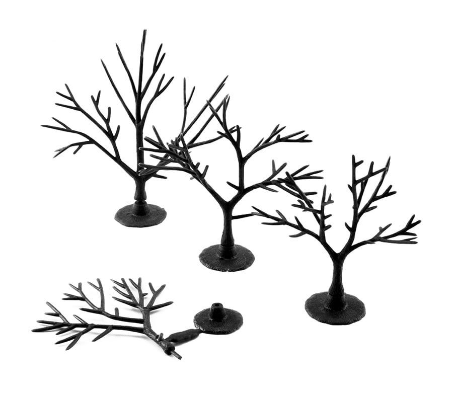 WOODLINE SCENICS-TR1121- TREE ARMATURES-2&quot; to 3&quot; Armatures (Deciduous)