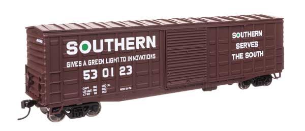 WalthersMainline  HO Scale 50ft Waffle Side Boxcar, Southern Railway SOU, Road Number: 531006