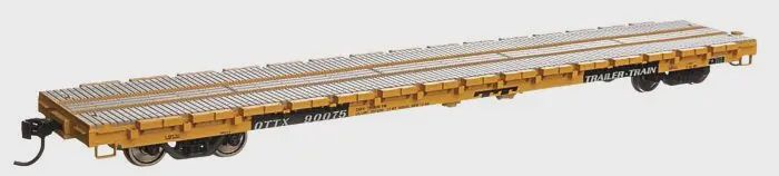 Walthers Mainline 60&#39; Pullman-Standard Flatcar - Ready to Run -- Trailer-Train OTTX, Road Number: 90075