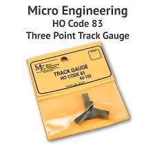 Micro Engineering 42-102 HO Code 83 3 Point Track Gauge