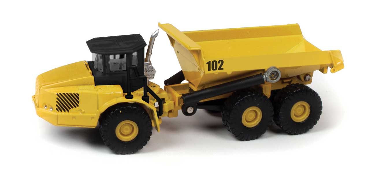 CLASSIC METAL WORKS HEAVY DUMP CAR(YELLOW)