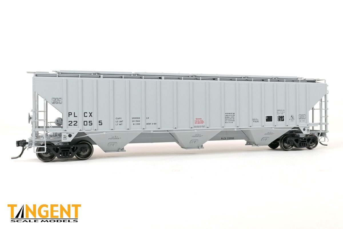 Tangent-Pullman Leasing Co (PLCX) “Gray Lease” 4-1980 PS4750 Covered Hopper