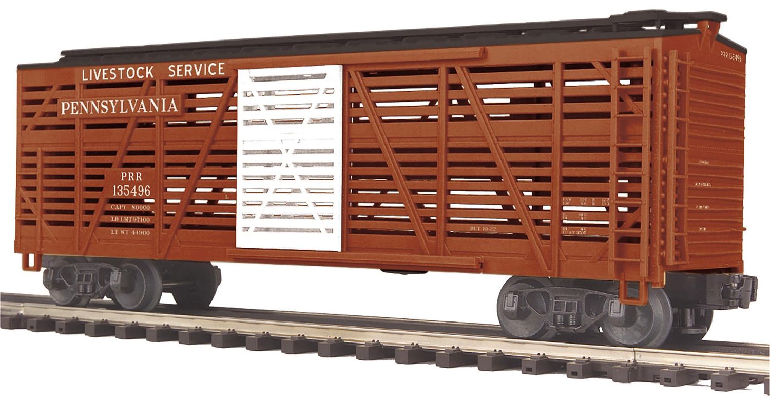 MTH 20-94727 Pennsylvania O Scale Premier Steel Sided Stock Car, Road Number: 135496