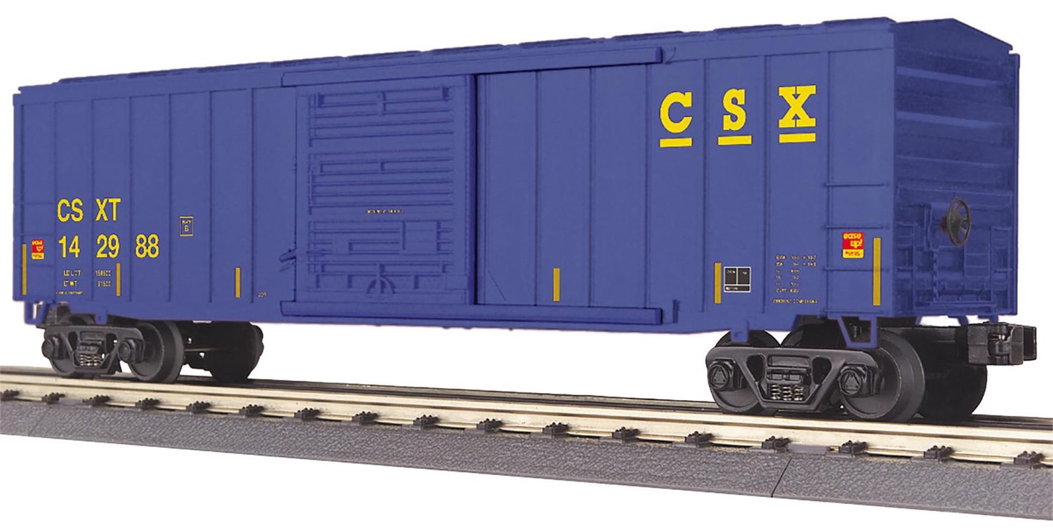 MTH 30-71207 CSX O Gauge RailKing 50’ Modern Box Car