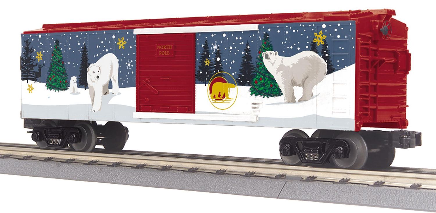 MTH 30-71237 O Gauge RailKing North Pole Box Car