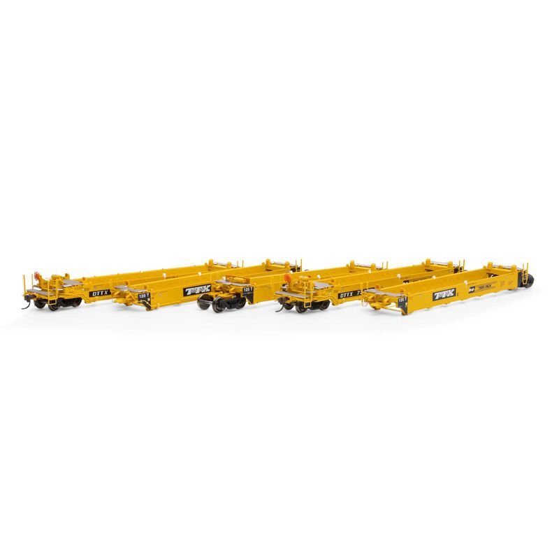 Athearn - HO RTR Maxi I Well Cars, DTTX (5), Road Number: 73017