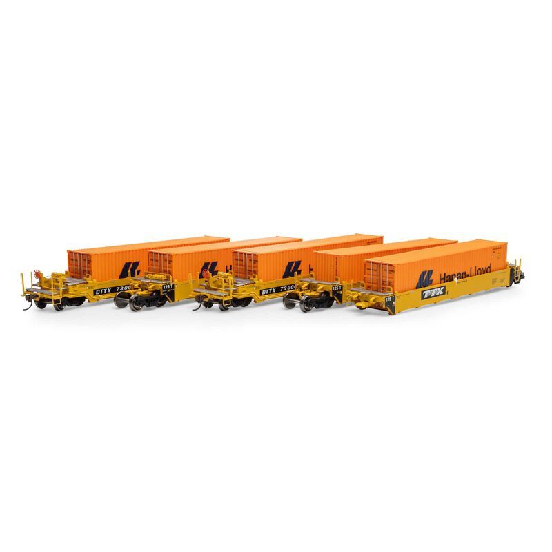 Athearn 98929 - HO RTR Maxi I Well, DTTX #73006 with 40&#39; Container (5)