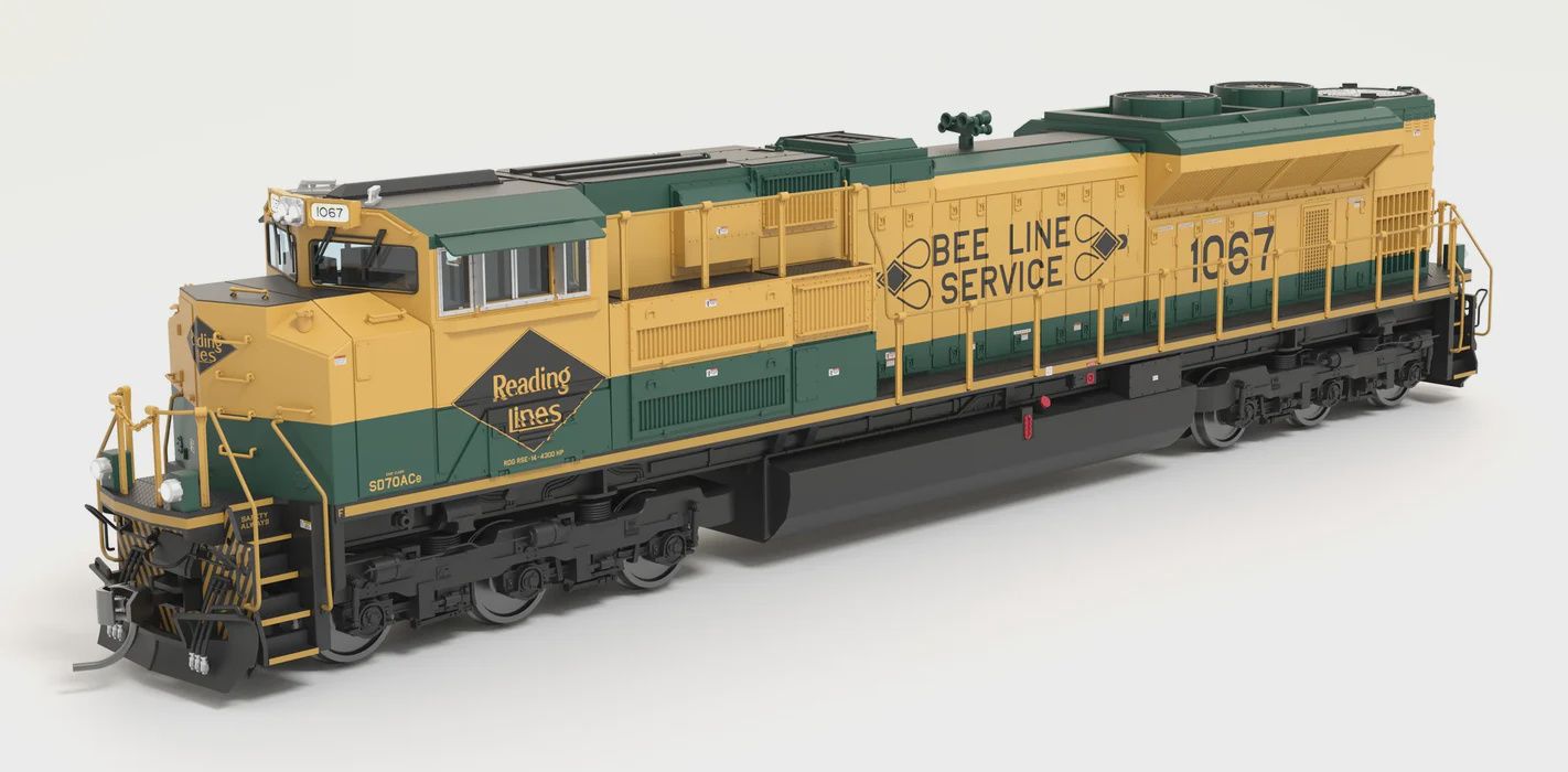 BLI 8682 HO Scale EMD SD70ACe Reading Heritage - Norfolk Southern #1067 - Paragon4 DCC