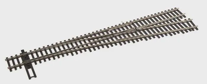 Walthers-Code 83 Nickel Silver DCC Friendly Number 6 Turnout -- Right Hand