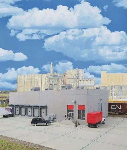 WALTHERS 933-4067 MODERN CONCRETE WAREHOUSE