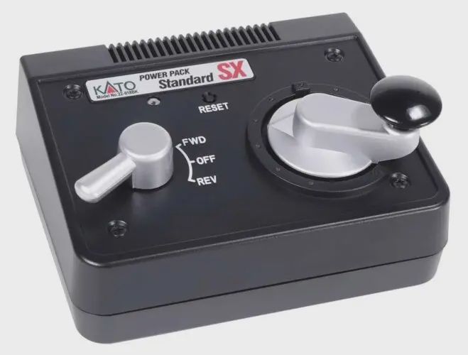 Kato - Standard SX Power Pack - Standard DC - Unitrack -- For HO and N Scale Trains (black housing)