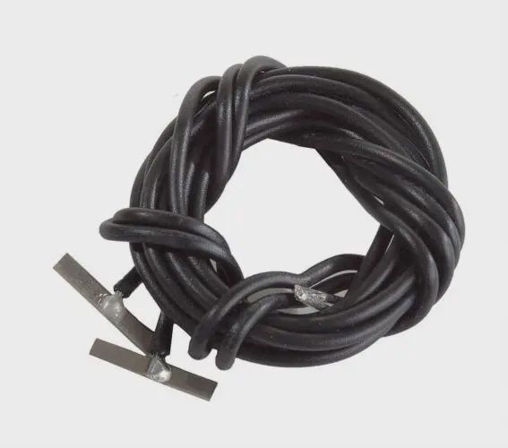 Walthers 70103 Code 70 Nickel Silver Terminal Joiners pkg(2) -- Includes Black 22-Gauge Wire
