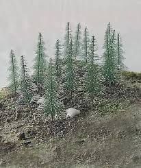 Rock Island Hobby 024202 - Snow Covered Fir Trees - Assorted (12) - Multi Scale