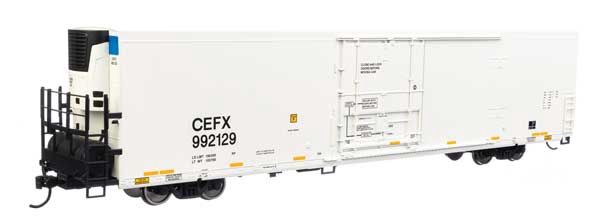 72' Modern Refrigerator Boxcar - CIT Group/Capital Equipment Finance CEFX, Road Number: 992129