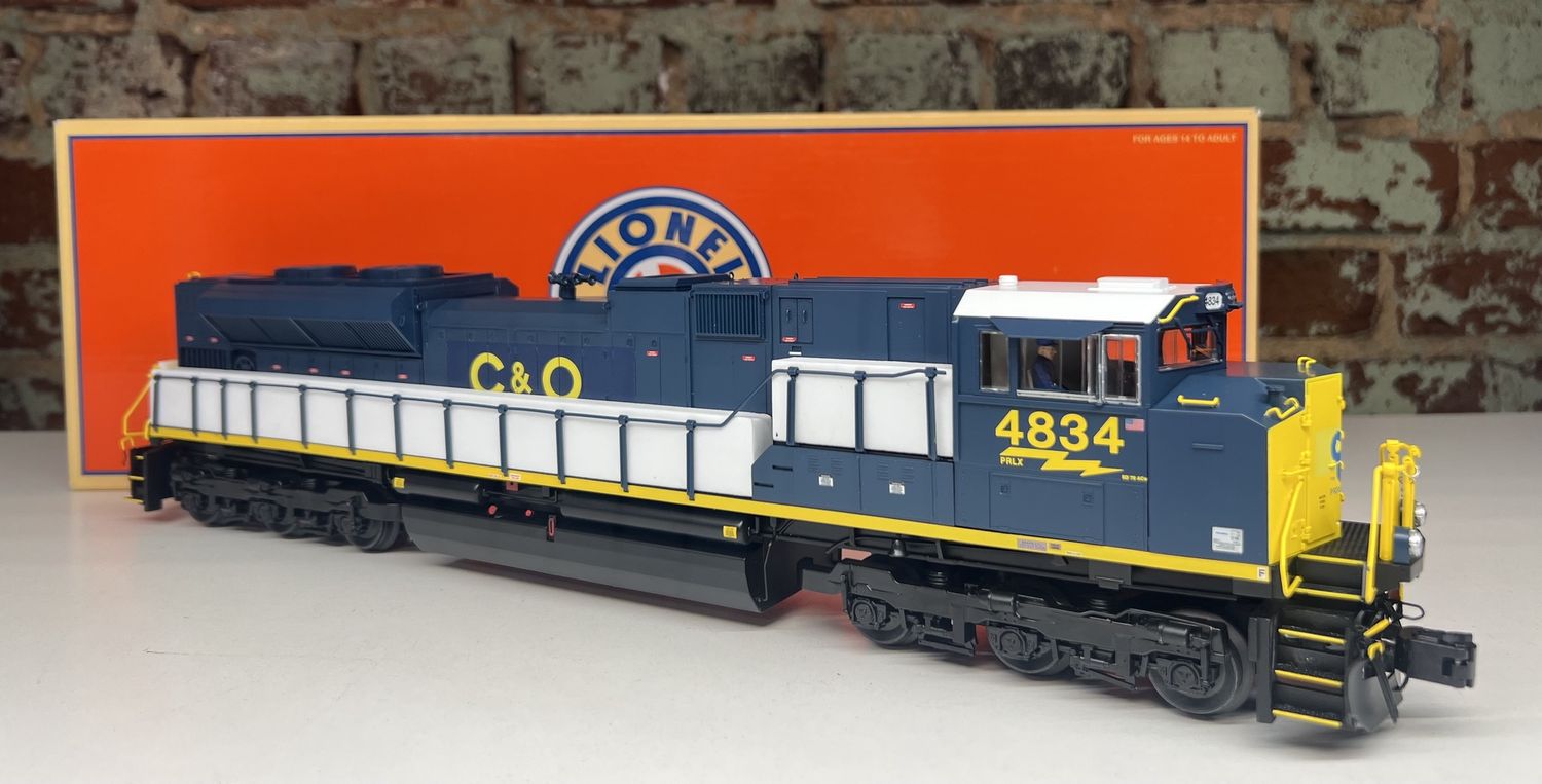Pre-Owned, Like-New Lionel Legacy 2333180 O C&amp;O PRLX LEGACY SD70ACE #4834