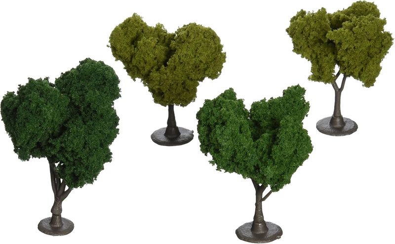 Woodland Scenics SP4150 -ScenaArama Deciduous Trees (4) 2"- 3"