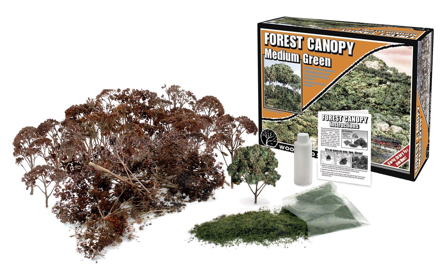 Woodland Scenics - Medium Green Forest Canopy