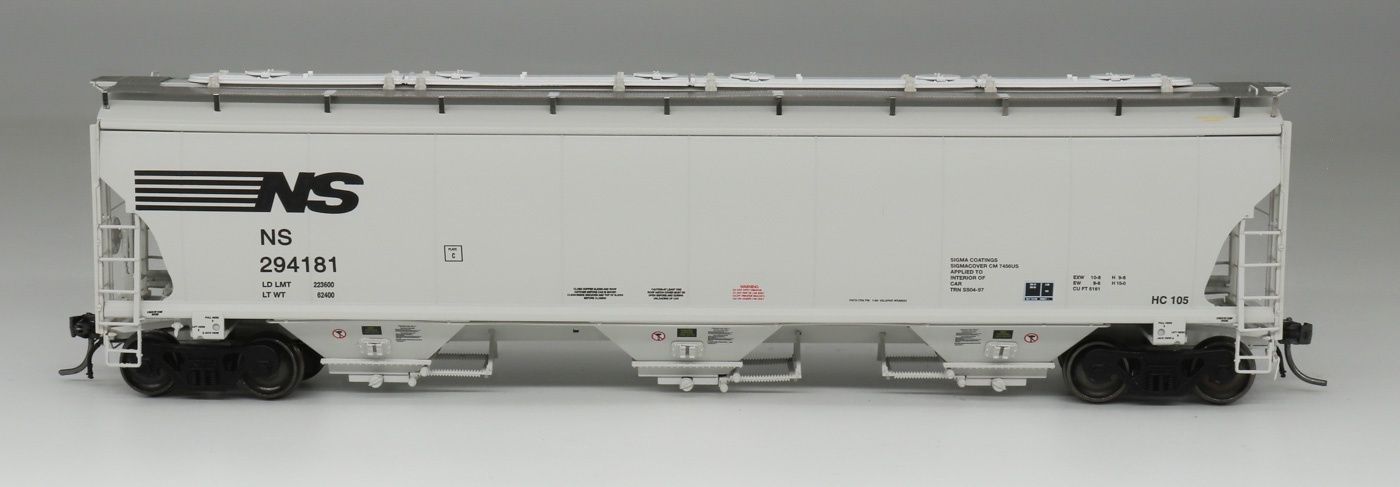 InterMountain - Trinity 5161 Cu. Ft. 3 Bay Covered Hopper Norfolk Southern (NS), Road Number: 294181