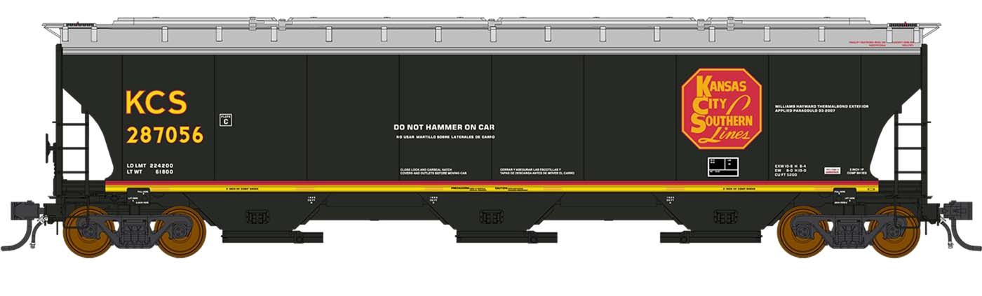InterMountain 472137 - Trinity 5161 Cu. Ft. Hopper - KCS, Road Number: 286751