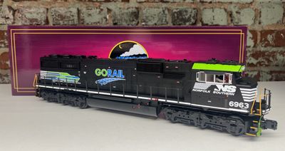 PRE-OWNED MTH-20-21958-1-Norfolk Southern O Scale Premier SD60E Diesel Engine w/Proto-Sound 3.0 (Hi-Rail Wheels)"GORAIL"#6963