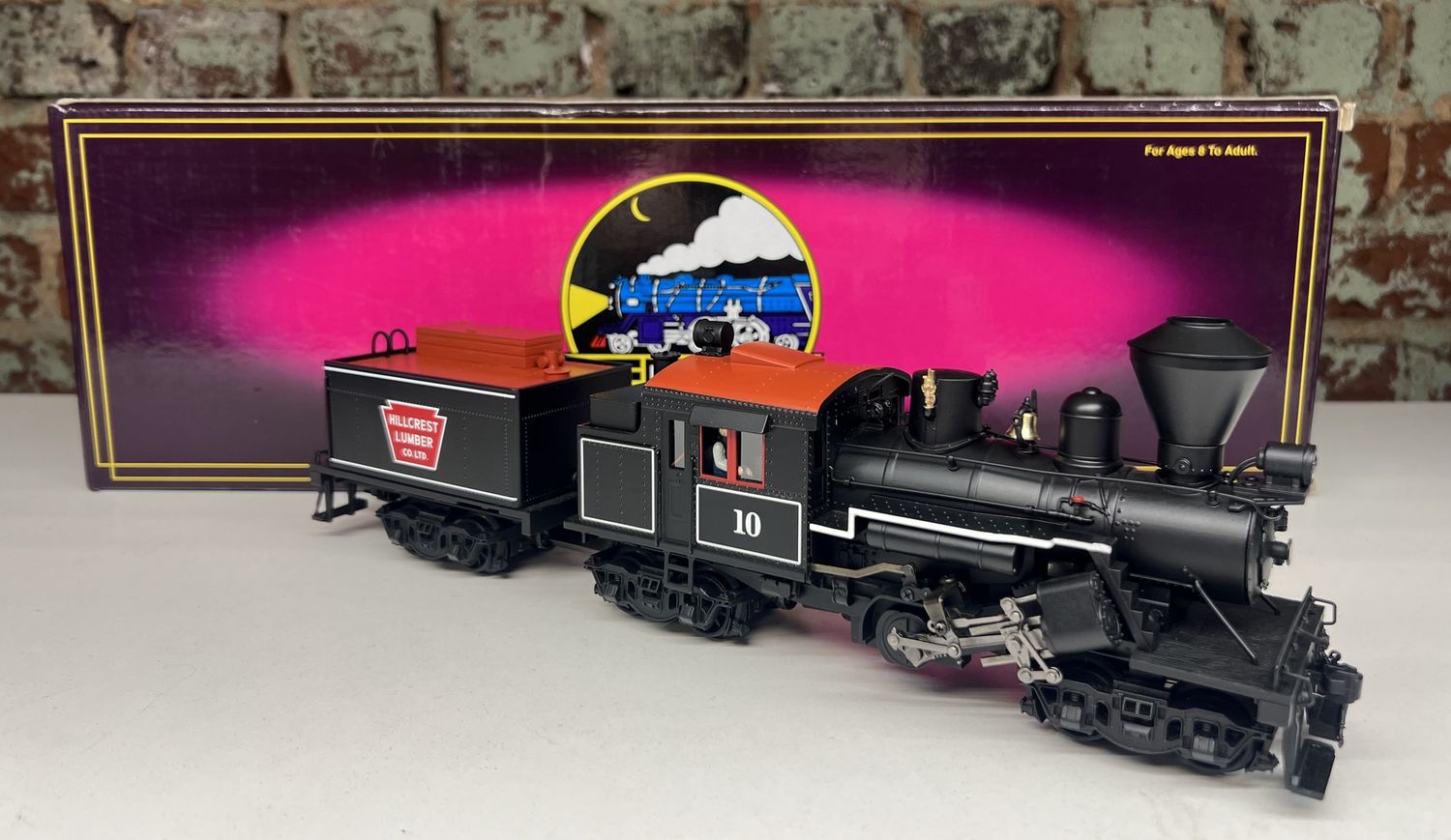 PRE-OWNED MTH 20-3039-1 HILLCREST LUMBER CO CLIMAX  LOGGING LOCO W/PS2